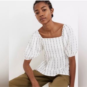 Madewell Puff Sleeve Top